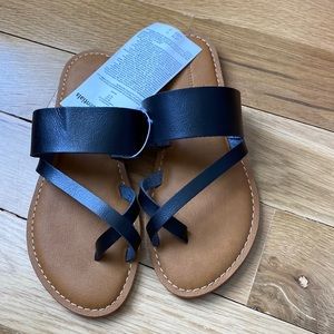 Brand new black sandals